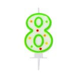 Sveces svētku "8", iepakojumā 1gab.