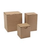 Gofruoto kartono dėžutė 115x100x120 mm, rudos sp., 14E (FEFCO 0215) - Image 5