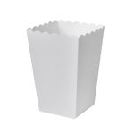 Kartoninė dėžutė, 250 g/m², 100 vnt., balta, popkornas S, spec.