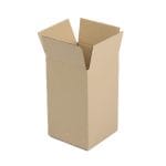 Gofruoto kartono dėžutė 120x120x200 mm, 14B (FEFCO 0201)