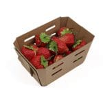 Cardboard boxes for berries, 500 g, kraft - Image 5