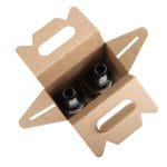 Packaging for 2 bottles with a volume of 0.5 litres made of corrugated cardboard - Image 6