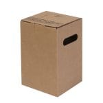 Corrugated cardboard boxes for bag-in-box bags, 5 litres