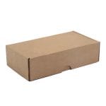 Mikro gofruoto kartono dėžutė 180x100x50 mm, rudos sp., 14E (FEFCO 0427) - Image 2