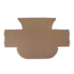 Dovanų dėžutė 180x180x120mm su dangteliu, rudos sp., 14E - Image 3