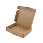 Gofruoto kartono dėžutė 192x146x38 mm, rudos sp., 14E (FEFCO 0427)