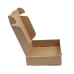 Gofruoto kartono dėžutė 192x146x38 mm, rudos sp., 14E (FEFCO 0427) - Image 4