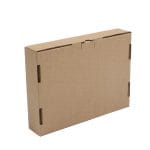 Gofruoto kartono dėžutė 192x146x38 mm, rudos sp., 14E (FEFCO 0427) - Image 5