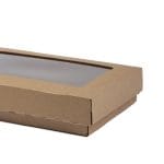 Dovanų dėžutė su PE langeliu ir dangteliu 200x130x40 mm - Image 2