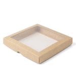 Box with lid and window 200x200x30mm