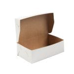 Kartona konteiners ar atlokāmu vāku 205x120x65mm, balts/brūns, iepakojumā 100gab. - Image 6