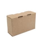 Gofruoto kartono dėžutė 208x121x74 mm, rudos sp., 15B, (FEFCO 0426) - Image 2