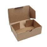 Gofruoto kartono dėžutė 208x121x74 mm, rudos sp., 15B, (FEFCO 0426) - Image 3