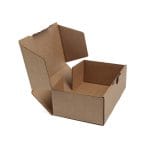 Gofruoto kartono dėžutė 208x121x74 mm, rudos sp., 15B, (FEFCO 0426) - Image 4