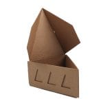 GK trīsstūra kaste 208x175x100mm spec,14E,brūna - Image 6