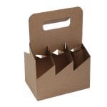 Gofruoto kartono dėžutė 6 buteliams po 0,5 litro - Image 2