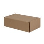 Gofruoto kartono dėžutė 215x130x70 mm, rudos sp., skirta paštomatams, S dydis (FEFCO 0427) - Image 2
