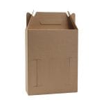 Packaging for 3 bottles with a volume of 0.5 litres made of corrugated cardboard - Image 2