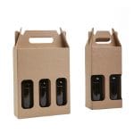 Packaging for 3 bottles with a volume of 0.5 litres made of corrugated cardboard - Image 6