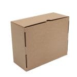 Gofruoto kartono dėžė 220x180x100 mm, rudos sp., 14E (FEFCO 0427) - Image 4