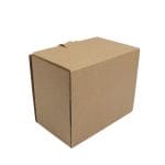 Gofruoto kartono dėžė 240x200x150 mm, rudos sp., 14E, (FEFCO 0427) - Image 3