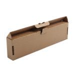 Gofruoto kartono dėžės 250x70x30 mm, rudos spalvos, 14E (FEFCO 0427) - Image 4