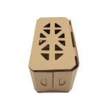 Kartono dėžutė su dangteliu uogoms 1000g, kraft - Image 3