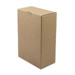 Corrugated cardboard boxes 280x157x434mm, brown, 15B (FEFCO 0215)