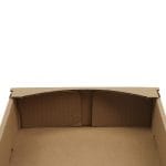 Gofruoto kartono dėžutė 288x202x62 mm, rudos sp., 14B, pakuotėje 25 vnt. - Image 4