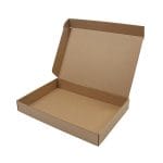 Corrugated cardboard boxes 340x240x45mm, brown, 14E (FEFCO 0427)