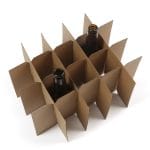 Corrugated cardboard grid 350x280x265mm, brown, 301C (FEFCO 0201) - Image 4