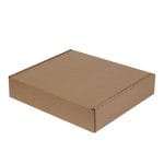 Corrugated cardboard boxes 350x320x75mm, brown 15B (FEFCO 0427) - Image 2
