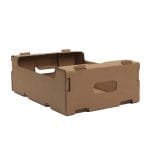 Gofruoto kartono dėžutė 370x275x130 mm, rudos sp., pakuotėje 20 vnt. - Image 4