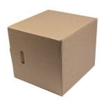Corrugated cardboard boxes 370x310x340mm with handles, 24BE - Image 5