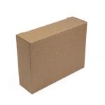 Corrugated cardboard boxes 385x283x110mm, 15B, brown - Image 2