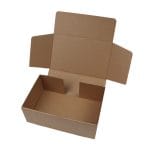 Corrugated cardboard boxes 400x250x150mm, brown, 15B (FEFCO 0426)