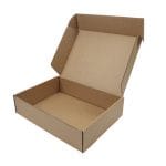 Corrugated cardboard boxes 410x309x100mm, brown, 15B (FEFCO 0427)
