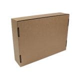 Corrugated cardboard boxes 410x309x100mm, brown, 15B (FEFCO 0427) - Image 4