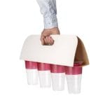 Laikiklis 4 plastikiniams puodeliams, 460x410 mm