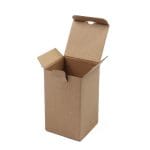 Corrugated cardboard boxes 72x72x120mm, brown, 14E (FEFCO 0215)