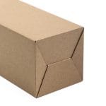 Cardboard gift box 90x90x335mm with lid, 14E (FEFCO 0215) - Image 2