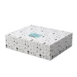 Kastes ar atlokāmu vāku Merry Christmas, PAP,  250x210x70mm, iepakojumā 30gab. - Image 3