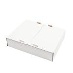 Gofruoto kartono dėžutė konditerijos gaminiams 450x350x100 mm, pakuotėje 25 vnt.