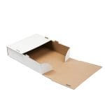 Gofruoto kartono dėžutė konditerijos gaminiams 450x350x100 mm, pakuotėje 25 vnt. - Image 3