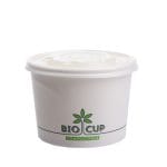 Vāki CPLA konteineriem BIOCUP, Ø115mm, balti,  iepakojumā 25gab. - Image 2