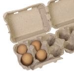 Cardboard boxes for 2x6 eggs, with lid, grey, 130 pcs. - Image 4