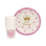 Lėkštės PAP Ø20 cm, 8 vnt., MY LITTLE PRINCESS - Image 3