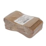 Popieriniai doypak maišeliai 110+70x185mm su langeliu, 250ml, su Zip-lock užtrauktuku, rudos sp., pakuotėje 100 vnt. - Image 6