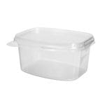 Indeliai PP su dangteliais SPINO, 500ml, 142x106x50mm, skaidrūs, 5 + 5vnt. - Image 3