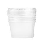 Indeliai PP su dangteliais SPINO, 750ml, 142x106x80mm, skaidrūs, 5 + 5vnt. - Image 6
